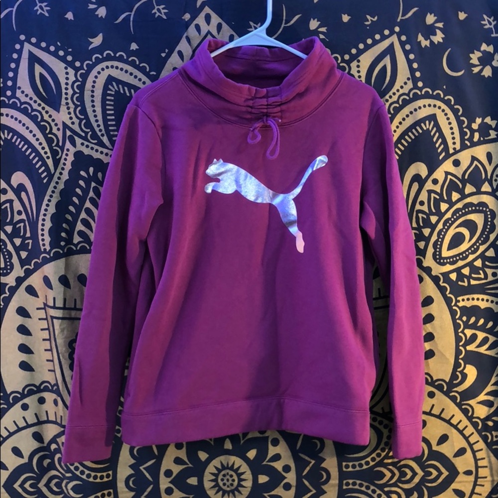 Pink puma sweatshirt